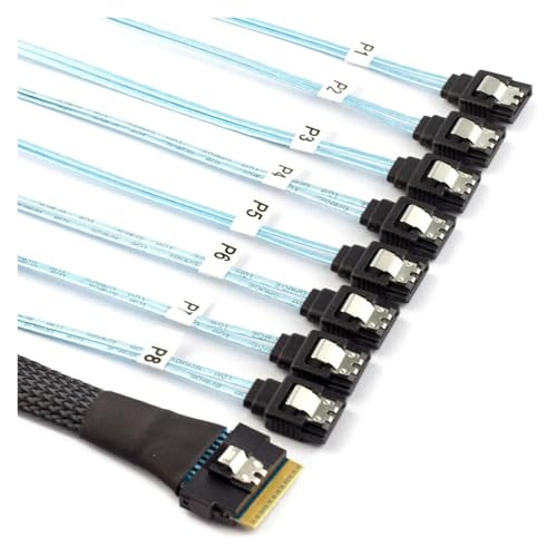 Cordón de conversión PCI-E Slimline S/AS SFF-8654 8I a 8X SATA 80cm miniatura 2