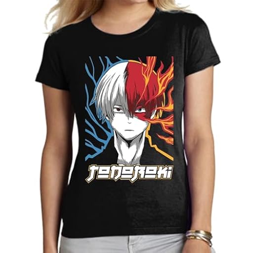 the Fan Tee Camiseta de Adulto de Mujer Dibujos Animados My Hero Academia Deku Plus Ultra Boku no Hero Todoroki 017 M | Ya disponible en tu tienda friki favorita! En mundofriki.es!