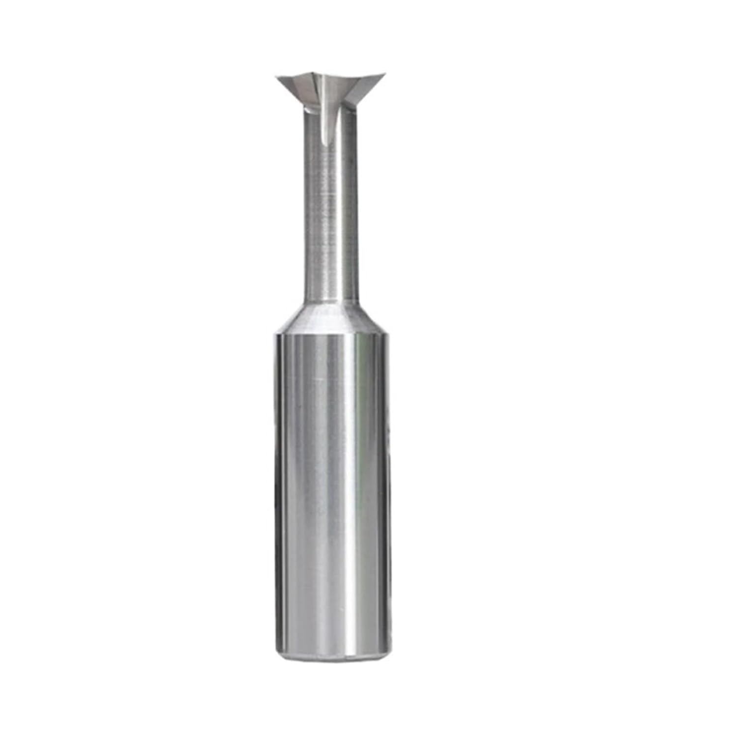 Carbide Dovetail Milling Cutter 30 45 60 75 Degree 4mm 6mm 8mm 10mm 12mm 14mm Tungsten Machining Tool for Steel for Aluminum(Uncoated-60 Degree,20mm)
