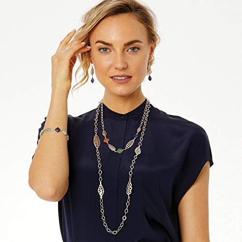 Brighton Barbados Leaves Bold Long Necklace #TOP2