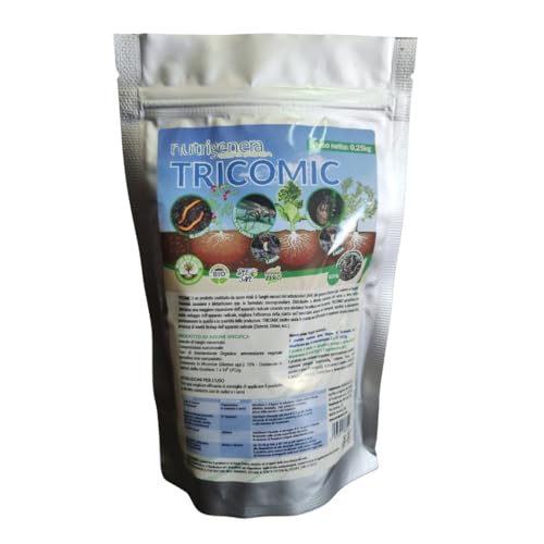 tricomic - inoculo funghi micorrizici: stimola l'espansione delle radici - protegge da insetti dannosi (250 g)