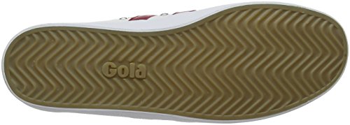 Gola Coaster White/Red/Navy, Sneaker Uomo