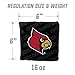 YouTheFan Officially-Licensed NCAA Louisville Cardinals Set of 4 Cornhole Bags - All Weather Regulation 6” x 6” Size - 16oz Weight - Designed in USA