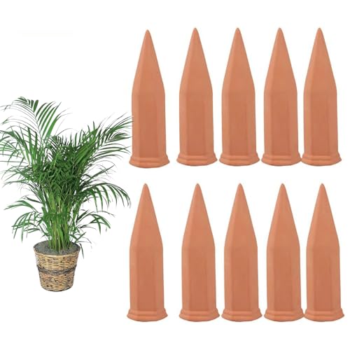 10 x Coni Irrigazione Set, Irrigazione Goccia Automatica, Irrigazione Automatica per Piante, ianteirrigazione, Sistema di Irrigazione Regolabile, per Piante, Fiori, Bonsai, Interni Esterni Giardino