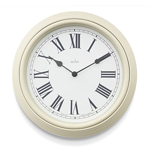 Image of Acctim Devonshire Traditional 28cm Wall Clock (Cream)