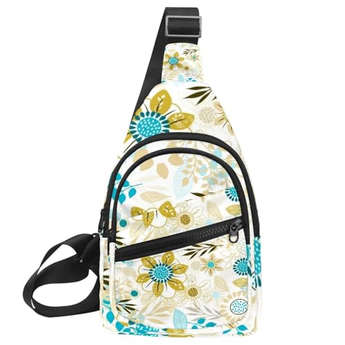 Mochila cruzada de flores y peces: el bolso bandolera ligero que libera tus manos