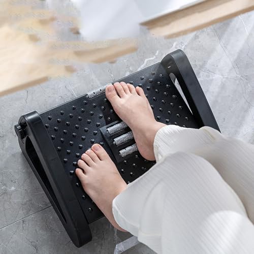 Repose-pieds réglable antidérapant avec surface de massage ergonomique