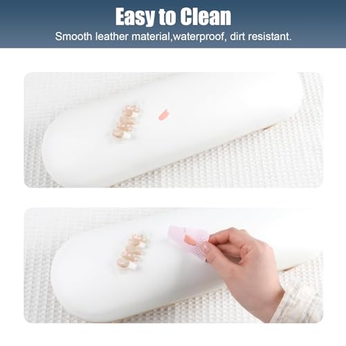 Repose-ongles pliable manucure réglable en microfibre PU et éponge - 7
