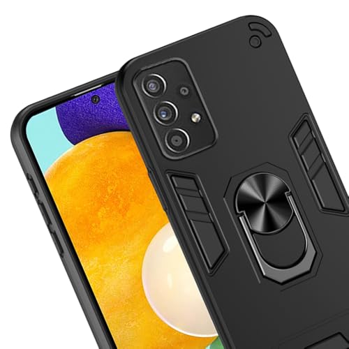 Image of amazon basics Basic Case for Samsung Galaxy A52 5G (Polycarbonate, Thermoplastic Polyurethane Black)