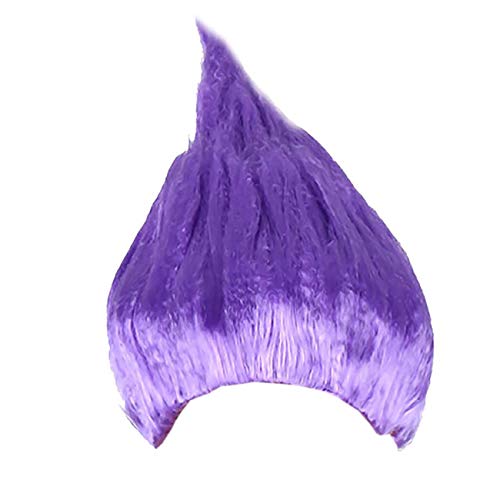 Uheng Trolls Wig Synthetic Hair Party Halloween Costume Cosplay Wig Cosplay Prop