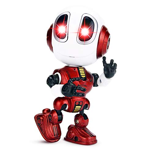 ALLCELE Upgrade der Ladeversion sprechender Roboter Spielzeug für Kinder,Jungen und Mädchen(ROT)