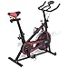 Produktbild Festnight Fitnessfahrrad Heimtrainingsrad mit Pulssensoren Beintrainer Heimtrainer Schwarz und Rot