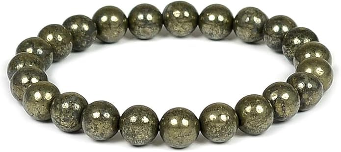 GIYIM Natural Pyrite Healing Crystal Beads Stretch Bracelet | Money Magnet Bracelet for Him & Her (B0DGSJPXZB) Amazon Price History, Amazon Price Tracker