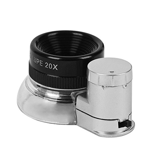 Newcomdigi Lente di Ingrandimento per Gioielli 20X...