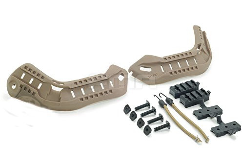 ATAIRSOFT Tactical Airsoft Paintball Rail latéral Militaire Réglage Guide Rails Accessoire pour ACH Mich 2000 Casque DE Cover