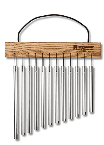 TreeWorks Chimes (MADE IN U.S.A.) Hand-Held Bar Chime with Cord Handle-Tennessee hardwood mantle