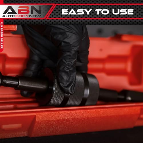 ABN Diesel Injector Puller Tool with Slide Hammer, Common Rail Injector Remover w/ M8, M12, M14 Thread Adapter