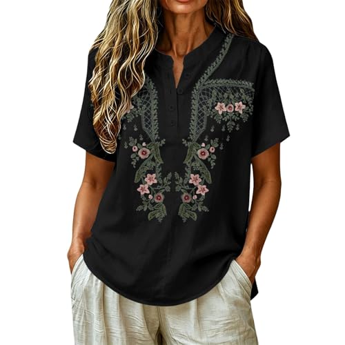 Blouse Chemise pour Femmes Ample Fluide Spéciale Forte Chaleur