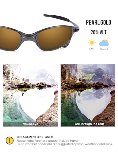 Image of BLAZERBUCK Anti-salt Polarized Replacement Lenses & Sock Kit for Oakley Juliet Sunglass