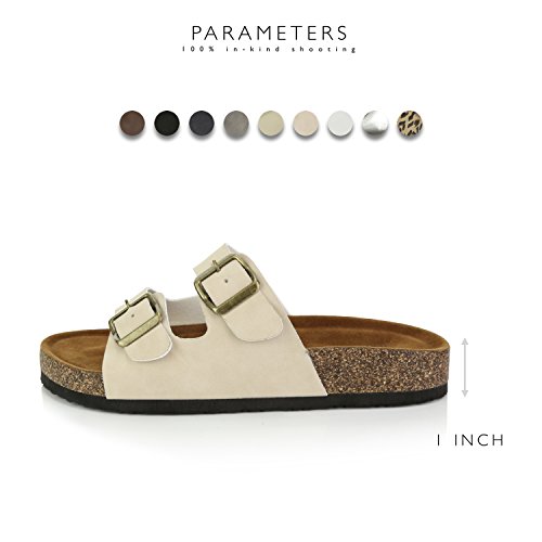 DailyShoes Women's Fashion Alina-01 Sandal Shoes Buckle Flat Casual Adjustable Strap - Image 4