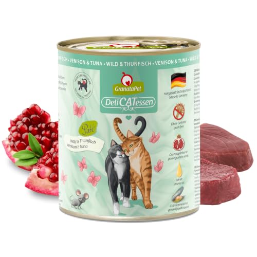 GranataPet DeliCatessen Wild & Thunfisch, Nassfutter für Katzen, Katzenfutter für Feinschmecker, Futter ohne Getreide & ohne Zuckerzusätze… – Ansicht 2
