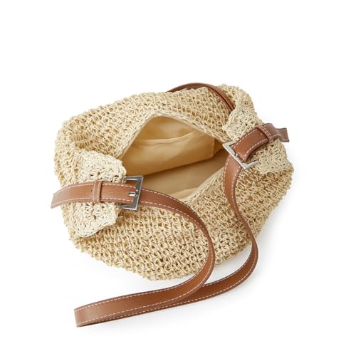 Straw Tote Bag Summer Straw Beach Bags For Women Handwoven Bag Large Capacity Handbag Rattan Purse Hobo Bag Dumpling Bag4