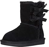 Koolaburra by UGG Girl's Victoria Short Boot (Toddler/Little Kid) Black 5 Toddler M