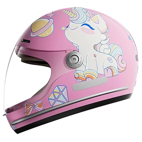 Kids Full Face Motorcycle Helmet for 2-13 Years Old, Youth