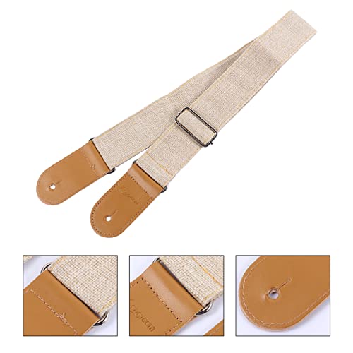 Milisten Et Ceinture En Coton Et Double Avec Pour Extrémités Des Épaules Sangle De Guitare Réglable Musical Beige… - Les Beatles, Paul McCartney, John Lennon, RIngo Starr, George Harrison Milisten Et Ceinture En Coton Et Double Avec Pour Extrémités Des Épaules Sangle De Guitare Réglable Musical Beige… – Image 9