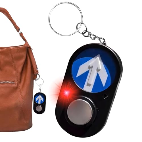 Llavero De Advertencia - Luz LED Intermitente De Seguridad Para Conducir, Accesorio Para Mujer | Para El Trabajo Monedero Niños Noche Adolescentes Amigos Senderismo Camping Emergencia Estroboscópico S