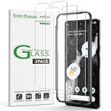 amFilm Screen Protector Compatible with Google Pixel 7 6.3' Tempered Glass, 0.26mm Thickness HD Clear, Anti-Scratch Bubbles-Free, Tempered Glass, 3 Pack
