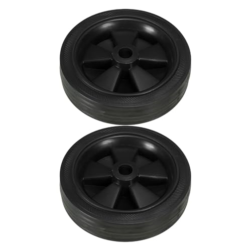 Roue de compresseur d'air 190 mm (lot de 2) avec trou de 25 mm pour roulettes robustes