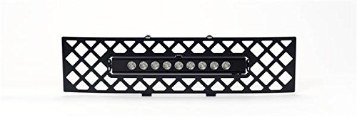 Putco 85182L Stainless Steel Black Diamond Grille Insert With 10" Luminix Light Bar For Ford Ecoboost #TOP1