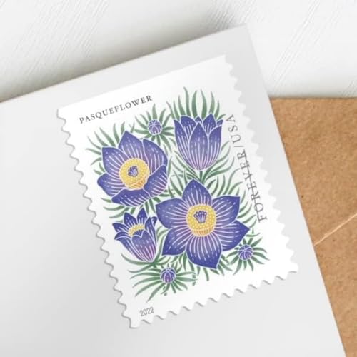 Image of Mountain Flora Flower US First Class Forever Postage Stamps Celebrate Beauty Wedding (1 Coil /Roll of 100)