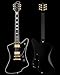WestCreek Mirage Solid Body Electric Guitar, Mahogany Body, Maple Neck, Rosewood Fretboard, Rounded End Frets, Bone Nut (Glossy Obsidian Black)