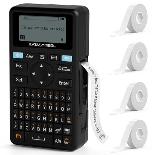 Portatile con Batteria Ricaricabile: Etichettatrice etichette adesive compatta (14×7×3 cm) e leggera (227 g), con batteria da 1200 mAh (fino a 1 mese di autonomia). Perfetta per etichettatura mobile ed efficiente