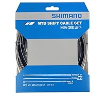 SHIMANO MTB Edelstahl Schaltzug, Black, 2.000 mm