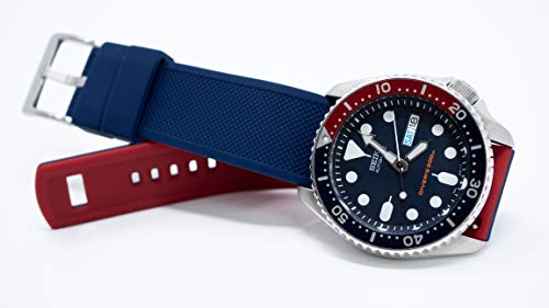 Image of BARTON Elite Silicone Watch Bands - Quick Release - Choose Strap Color & Buckle Color (Stainless Steel, Black PVD or Gunmetal Grey) - 18mm, 20mm, 22mm & 24mm Watch Straps