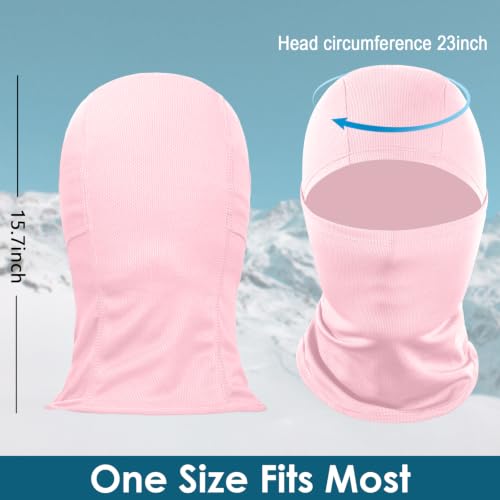 Image of Achiou Ski Mask for Men and Women, Lightweight UV Balaclava Face Cover | Breathable lightweight fabric with UV, wind, and dust coverage for riding, skiing, snowboarding, moto, running, and cycling