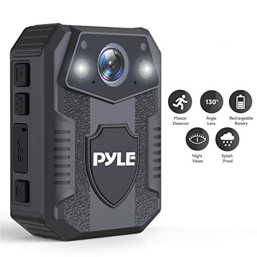 Police Security Video Body Camera - HD 1920x1080p Rechargeable Wireless Waterproof Wearable Law