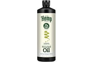 JustCBD All-Natural Hemp Seed Oil: Cold Pressed, Omega Boost