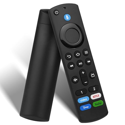 Replacement Voice Remote for Fire Smart TVs Stick 4K,TVs Stick(2nd/3rd Gen),Lite,TV Cube(1st/2nd/3rd Gen),for Insignia/Toshiba/Pioneer/3rd Gen Smart TV