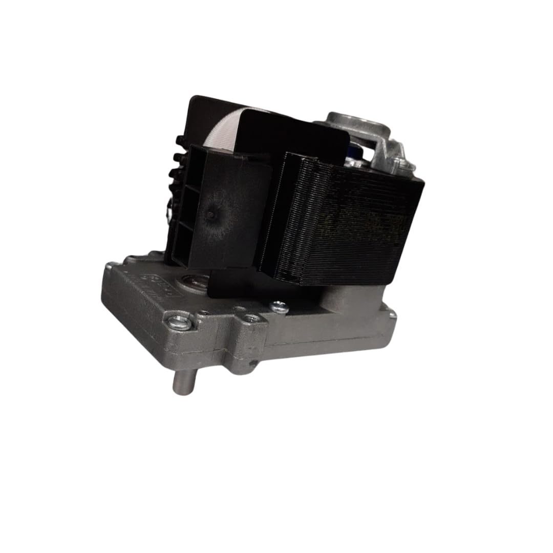 Motoriduttore per stufe e caminetti a pellet. Velocità: 5rpm, diametro albero: 8.5mm