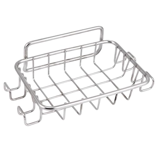 ERINGOGO 免打孔ステンレススチール壁掛けソープディッシュ バスルーム用水切りソープホルダー おしゃれで耐久性 の収納ラック