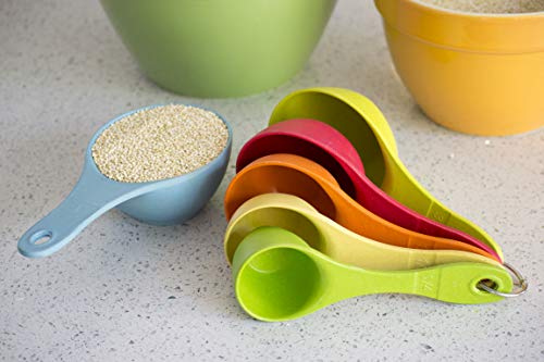 Architec Ecosmart Purelast, 6 Piece Set, 1/4C, 1/3C, 1/2C, 2/3C, 3/4C, 1C, Measuring Cups, Multicolor #TOP4