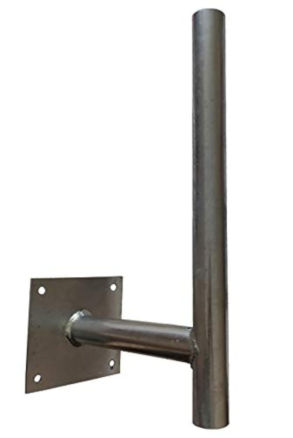 Support Mural Hauteur 45 cm déport 25cm diamètre 38mm pour antennes 4G LTE 5G, Parabole Satellite, râteau TV TNT