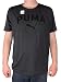Men's Puma Dry Cell Heather Logo Tee Dark Gray Heather (Medium)