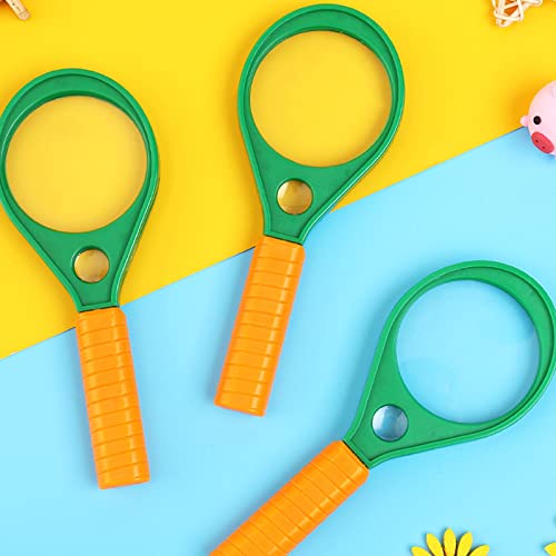 Hand-Held Reading Magnifiers Portable Toy Magnifier Children Magnifying Glass For Stationery Experiment Stationery Tools #TOP4
