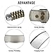 WYSIWYKA 2 Pack T-Bolt Hose Clamps, Stainless Steel Hose Clamp with Reinforcement Spring for Pipe, Turbo Intake Intercooler Clamp Working Range 1.8