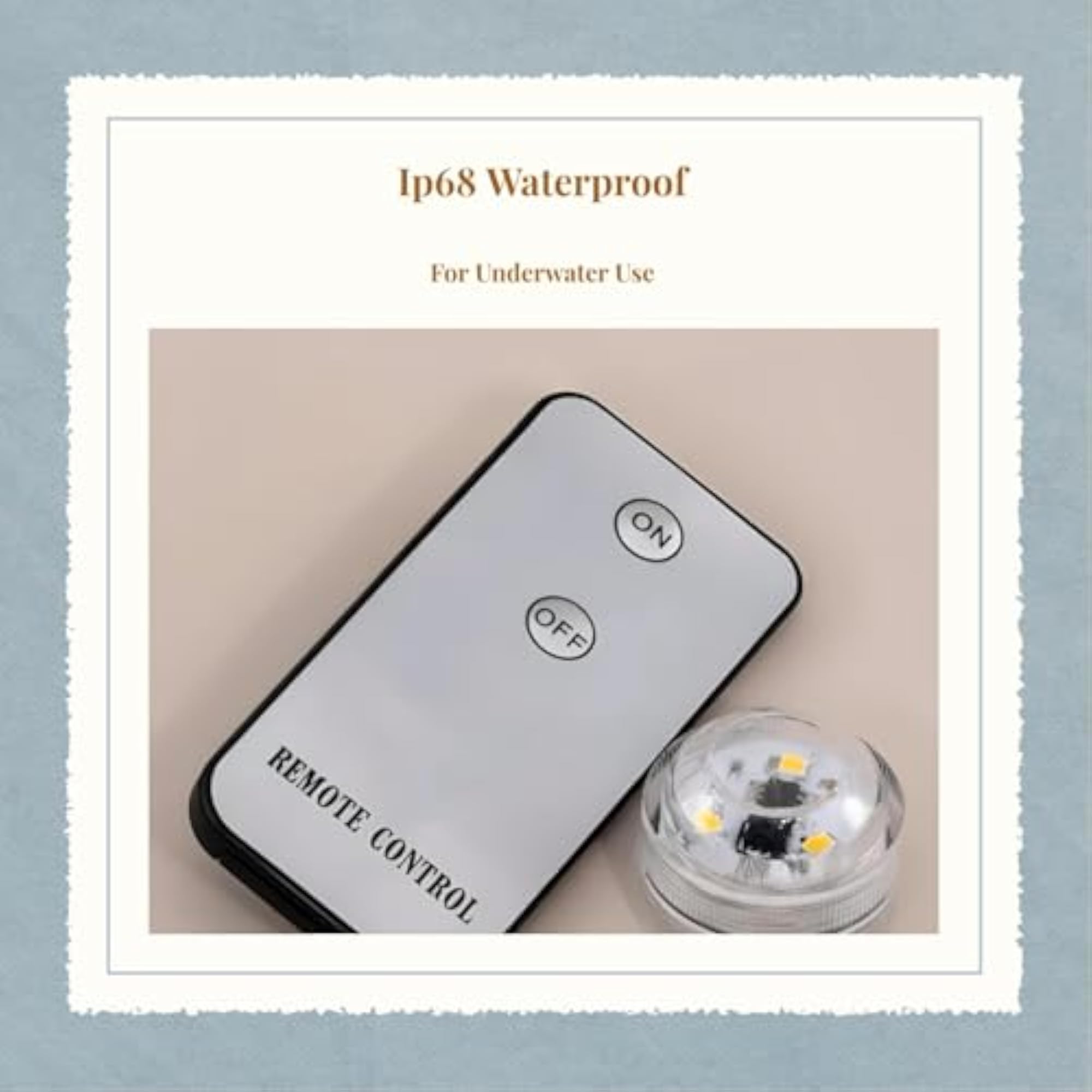 RGB Mini Waterproof Ambient Light with Remote